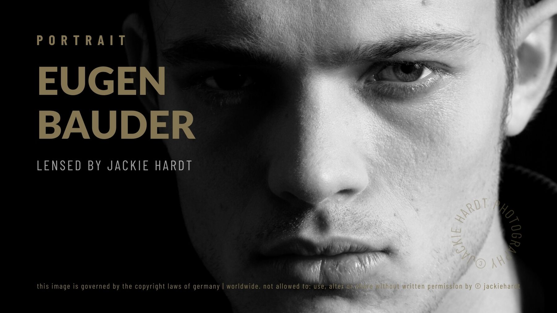Eugen Bauder, Model & Actor, Captured by Jackie Hardt