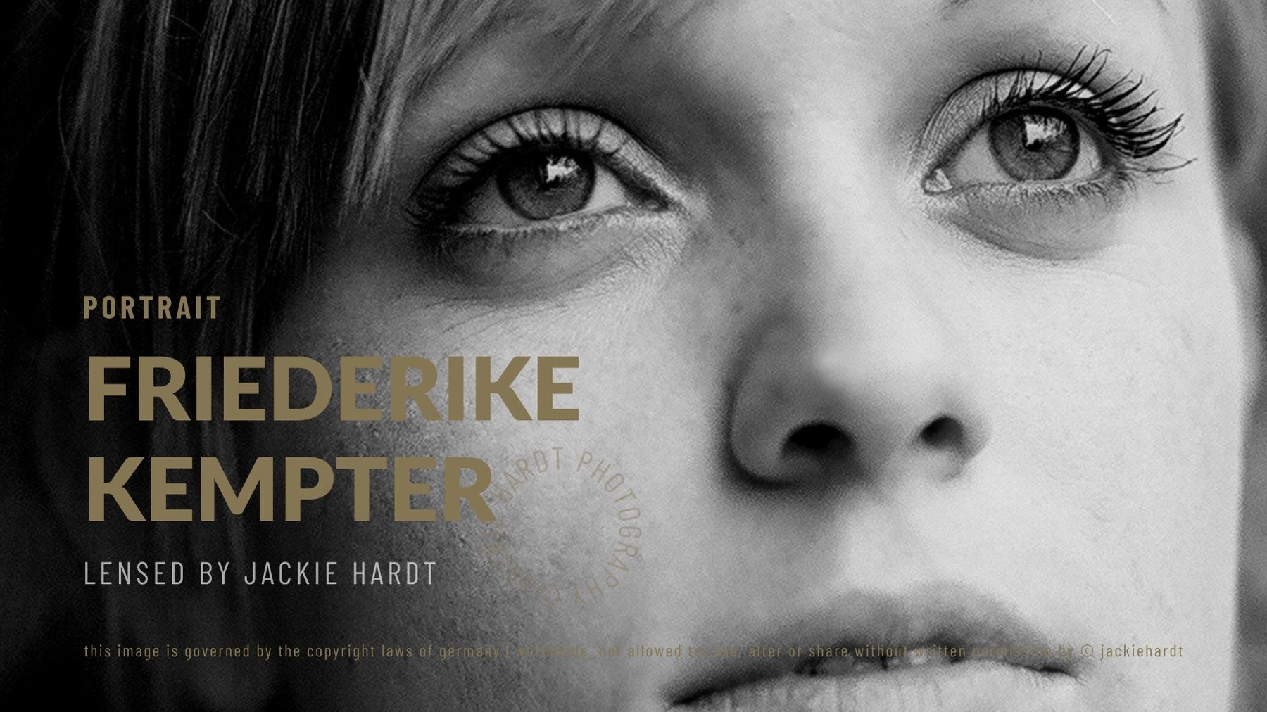 Friederike Kempter lensed by Jackie Hardt Photography