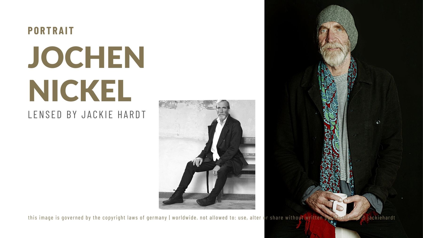 Jochen Nickel, Actor, Captured by Jackie Hardt