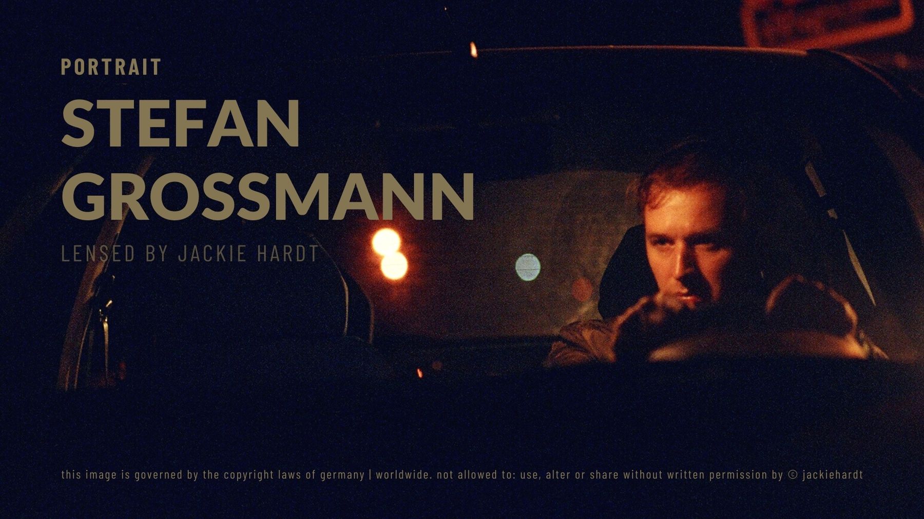 Stefan Grossmann, Actor, Captured by Jackie Hardt